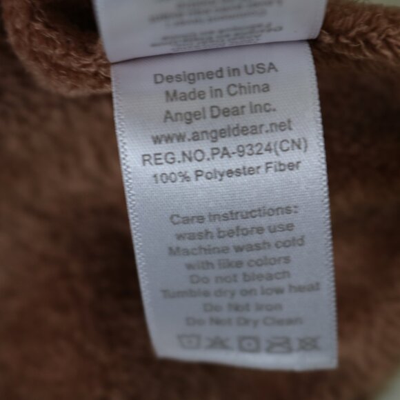 Angel Dear Monkey Lovey Plush Security Blanket Knotted Corners - Picture 7 of 8